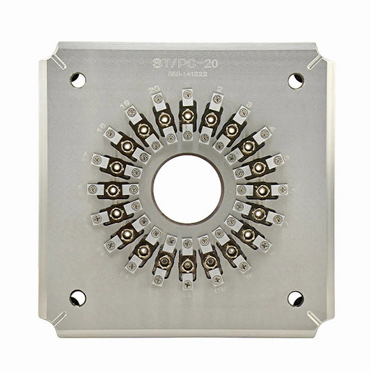 FyberOptix Polishing Fixture/Holder for ST/UPC 20 Connectors (ST/UPC-20 Connector Jig)