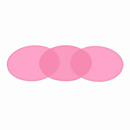 FyberOptix 3m 1 Piece Pink Polishing Film with 127mm Diameter