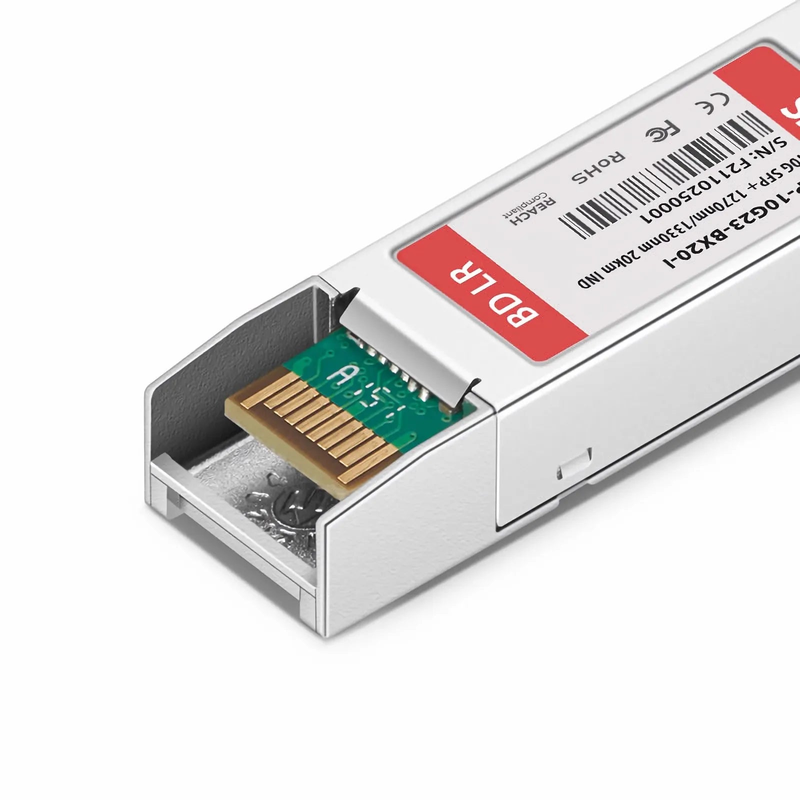 FyberOptix Cisco Compatible 10GBASE-BX20-U BiDi SFP+ 1270nm-TX/1330nm-RX 20km DOM Simplex LC/UPC SMF Optical Transceiver Module (Industrial)