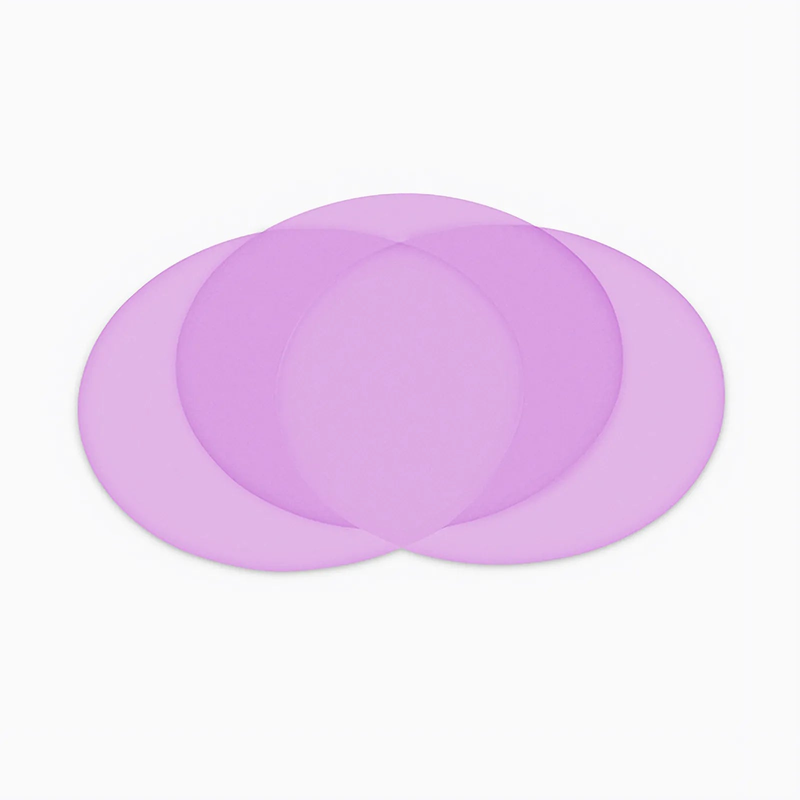 FyberOptix 1ÃŽÂ¼m 1 Piece Purple Polishing Film with 127mm Diameter