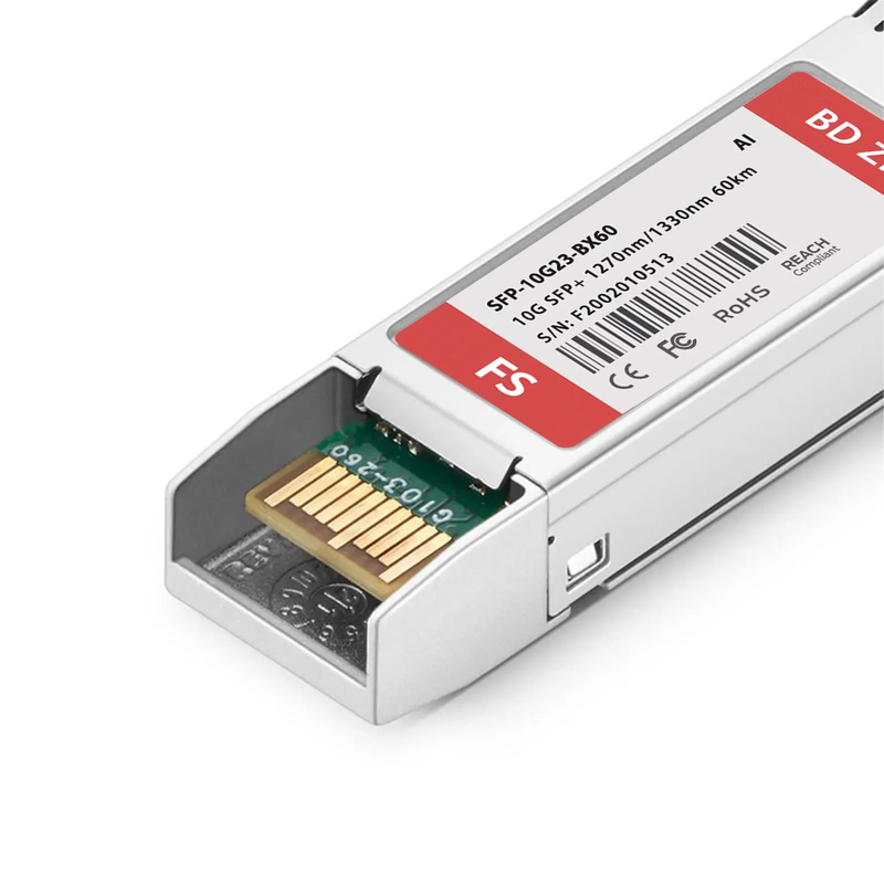 FyberOptix Arista Networks Compatible 10GBASE-BX60-U BiDi SFP+ 1270nm-TX/1330nm-RX 60km DOM Simplex LC/UPC SMF Optical Transceiver Module