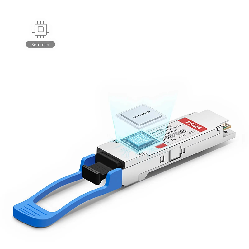 FyberOptix Cisco QSFP-100G-PSM4-S Compatible 100GBASE-PSM4 QSFP28 4 x 25G NRZ 1310nm 500m DOM MPO-12/APC SMF Optical Transceiver Module, Breakout to 4 x 25G-LR