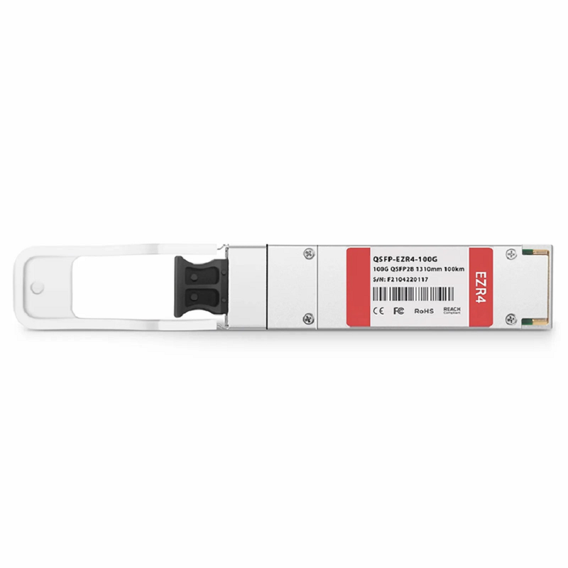 FyberOptix Cisco Compatible 100GBASE-ER4 QSFP28 4 x 25G NRZ 1310nm 60km DOM Duplex LC/UPC SMF Optical Transceiver Module