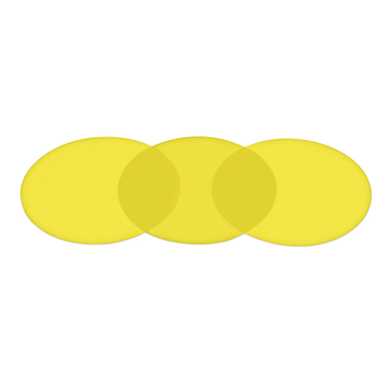 FyberOptix 30ÃŽÂ¼m 1 Piece Yellow Polishing Film with 127mm Diameter