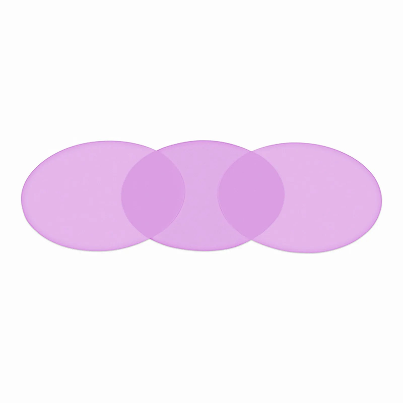 FyberOptix 1ÃŽÂ¼m 1 Piece Purple Polishing Film with 127mm Diameter