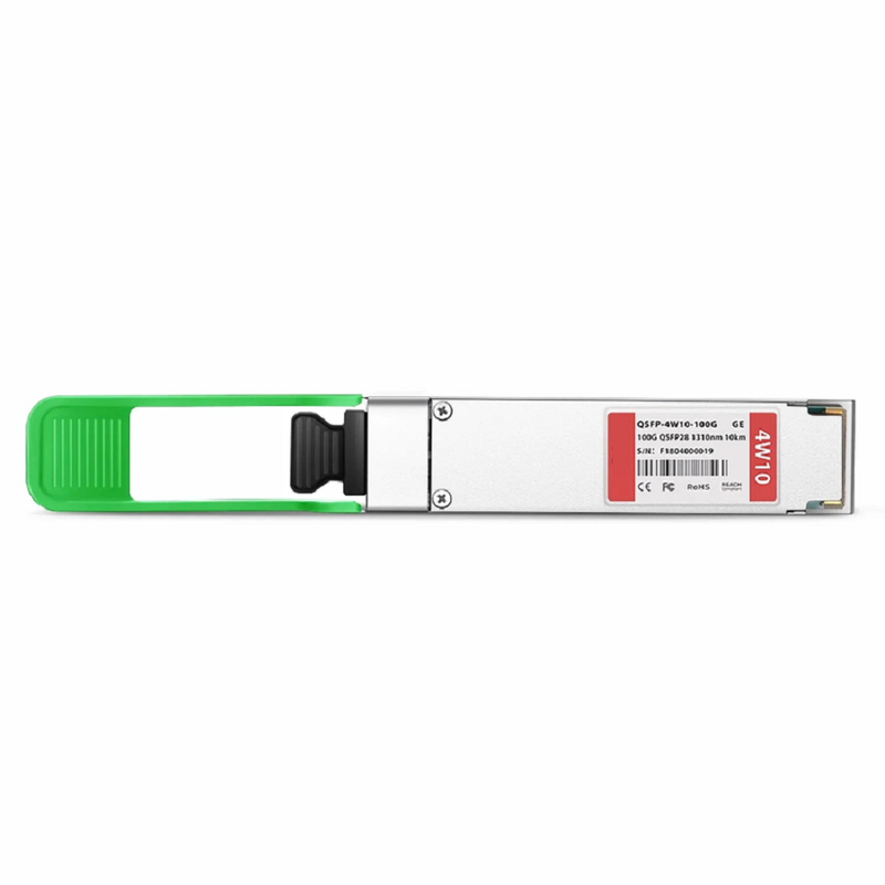 FyberOptix Cisco QSFP-100G-4WDM-S Compatible 100GBASE-4W10 QSFP28 4 x 25G NRZ 1310nm 10km DOM Duplex LC/UPC SMF Optical Transceiver Module