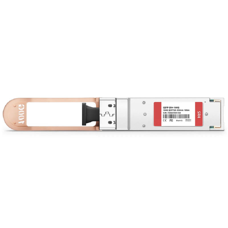 FyberOptix Cisco QSFP-100G-SR1.2 Compatible 100GBASE-SR1.2 QSFP28 BiDi 4 x 25G NRZ 850/910nm 100m DOM Duplex LC/UPC MMF Optical Transceiver Module