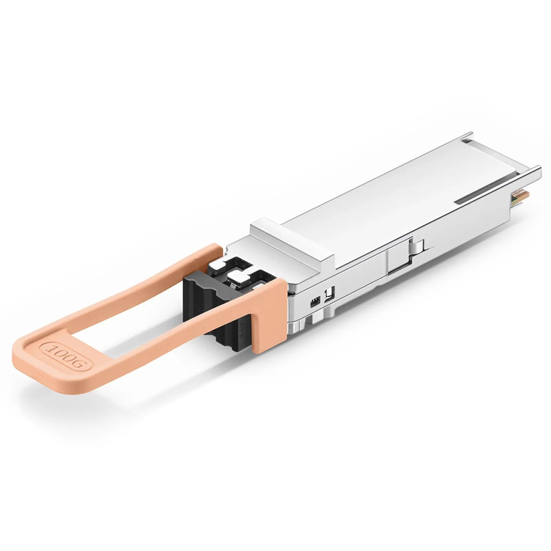 FyberOptix Cisco QSFP-100G-SR1.2 Compatible 100GBASE-SR1.2 QSFP28 BiDi 4 x 25G NRZ 850/910nm 100m DOM Duplex LC/UPC MMF Optical Transceiver Module