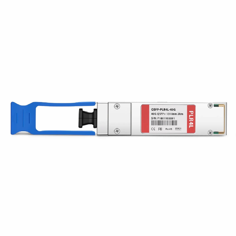 FyberOptix Cisco QSFP-40G-PLRL4 Compatible 40GBASE-PLR4L QSFP+ 1310nm 2km DOM MPO-12/APC SMF Optical Transceiver Module