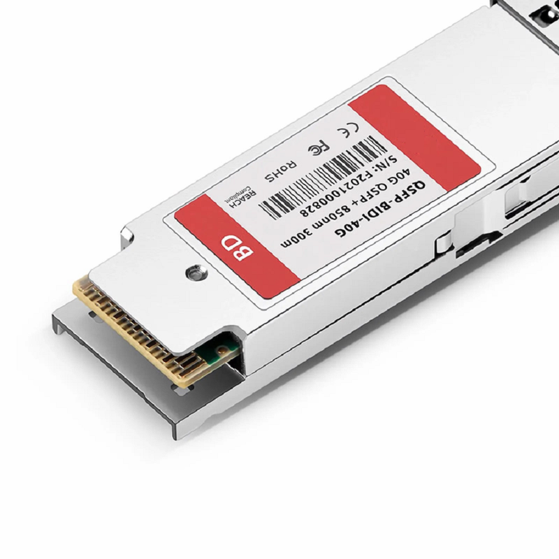 FyberOptix Cisco QSFP-40G-SR-BD Compatible 40GBASE-SR SWDM4 QSFP+ BiDi 850/880/910/940nm 300m DOM Duplex LC/UPC MMF Optical Transceiver Module
