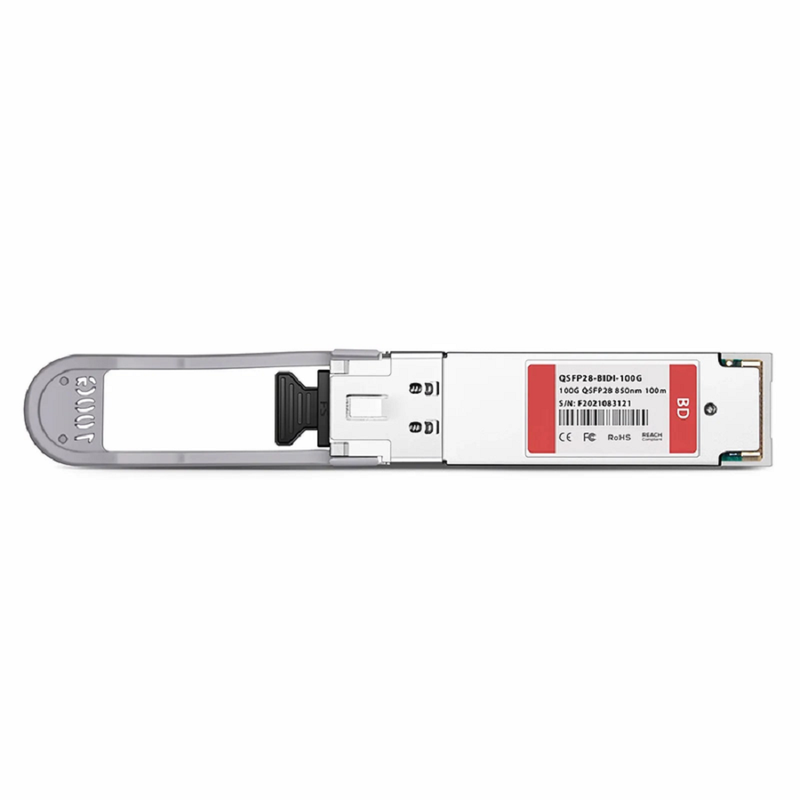 FyberOptix Cisco Compatible 100GBASE-SR SWDM4 QSFP28 BiDi 4 x 25G NRZ 850/880/910/940nm 100m DOM Duplex LC/UPC MMF Optical Transceiver Module