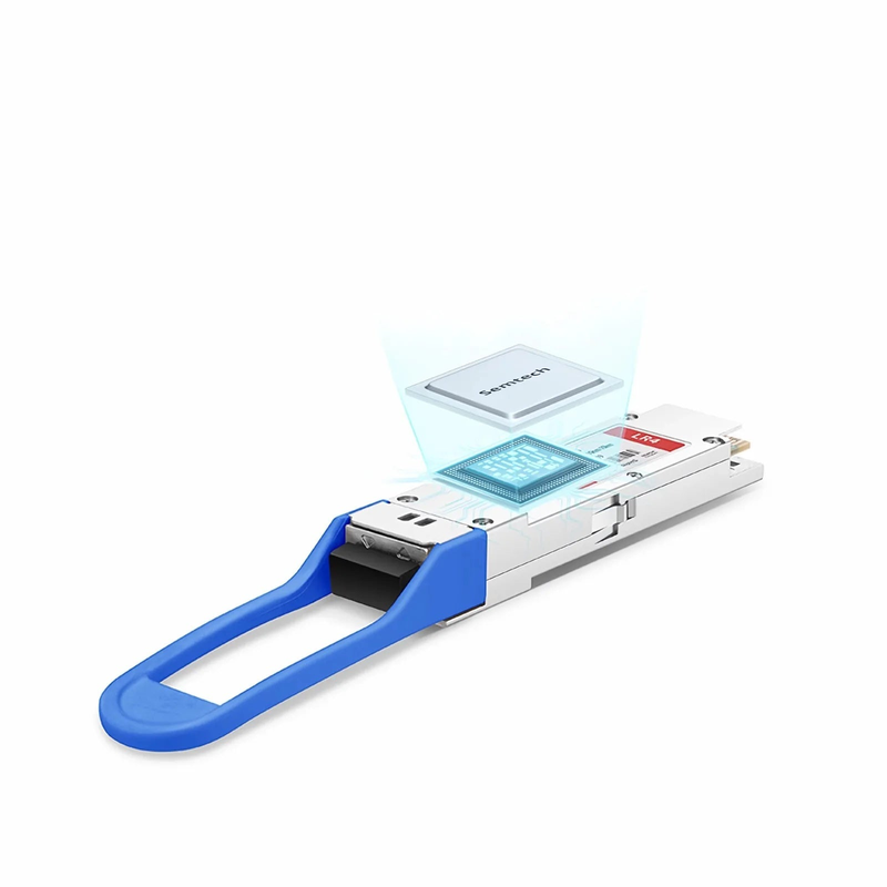 FyberOptix Dell 407-BCDH Compatible 100GBASE-LR4 QSFP28 4 x 25G NRZ 1310nm 10km DOM Duplex LC/UPC SMF Optical Transceiver Module