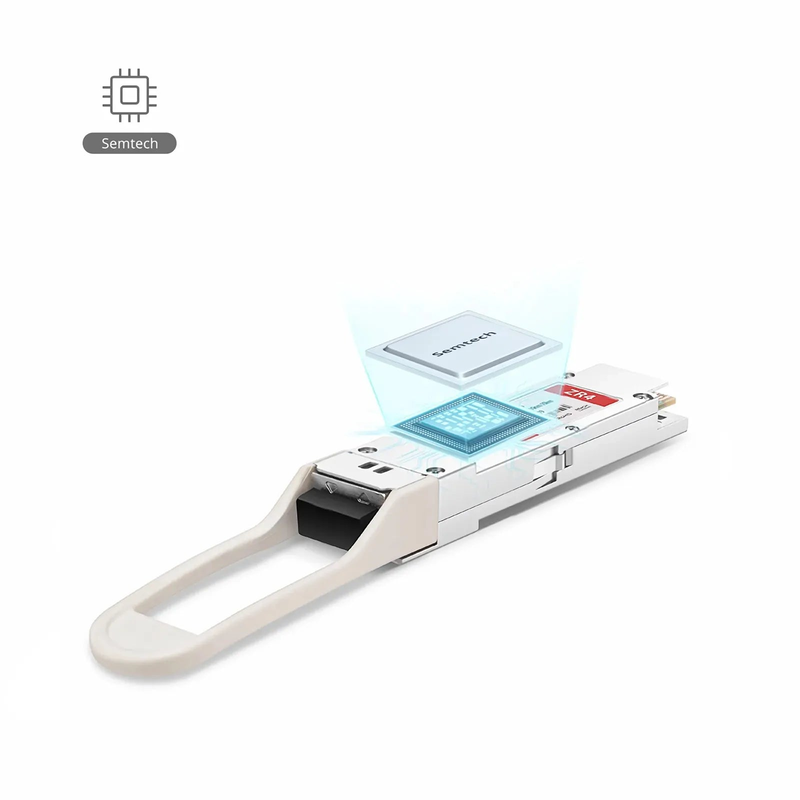 FyberOptix Cisco QSFP-100G-ZR4-S Compatible 100GBASE-ZR4 QSFP28 4 x 25G NRZ 1310nm 80km DOM Duplex LC/UPC SMF Optical Transceiver Module
