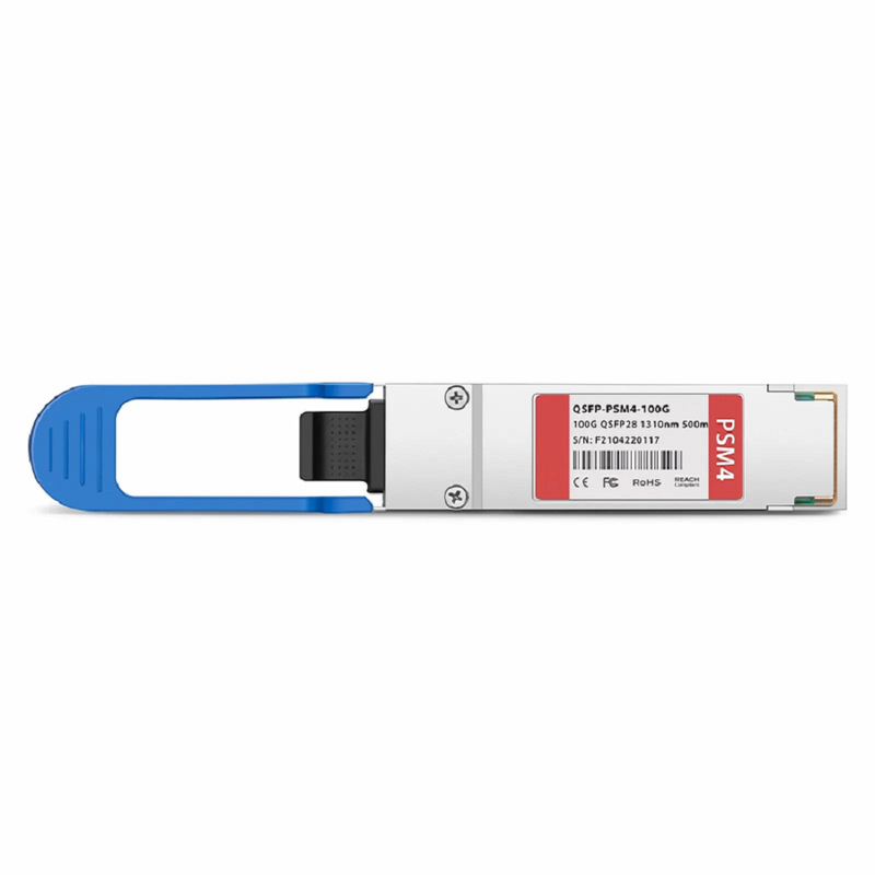 FyberOptix Cisco QSFP-100G-PSM4-S Compatible 100GBASE-PSM4 QSFP28 4 x 25G NRZ 1310nm 500m DOM MPO-12/APC SMF Optical Transceiver Module, Breakout to 4 x 25G-LR