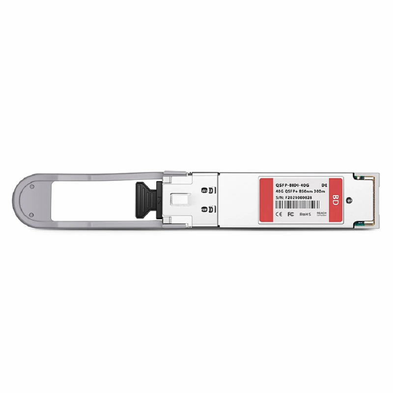 FyberOptix HW QSFP-40G-SR-BD Compatible 40GBASE-SR SWDM4 QSFP+ BiDi 850/880/910/940nm 300m DOM Duplex LC/UPC MMF Optical Transceiver Module