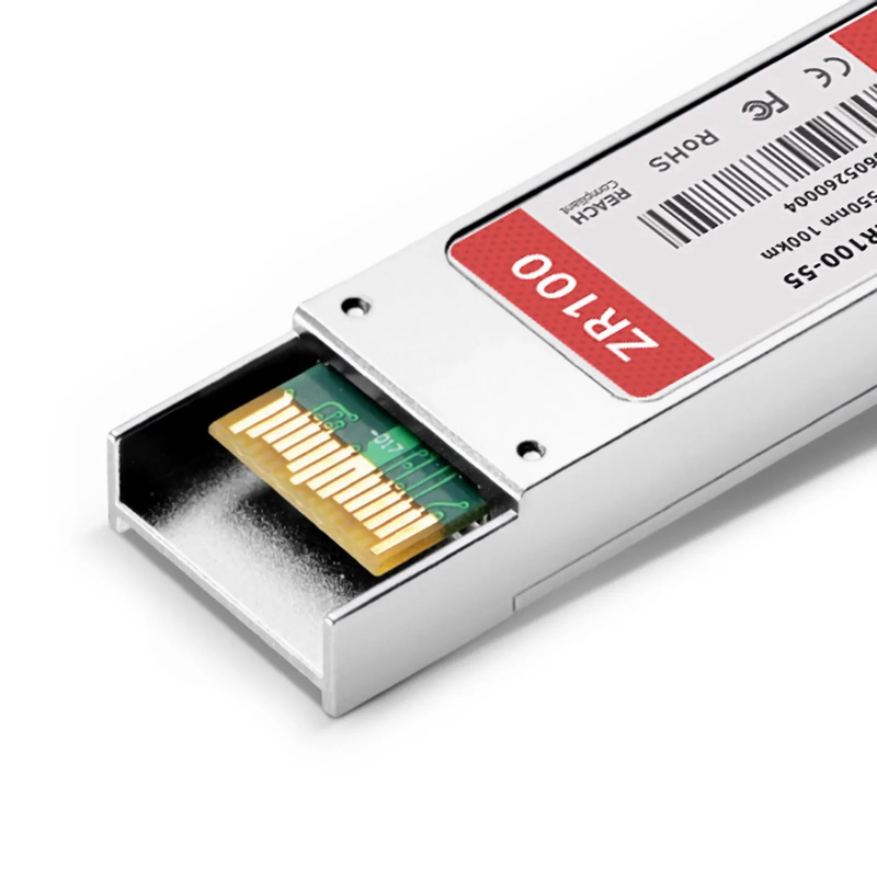 FyberOptix Cisco XFP-10G-SM-ZR100 Compatible 10GBASE-ZR XFP 1550nm 100km DOM Duplex LC SMF Optical Transceiver Module