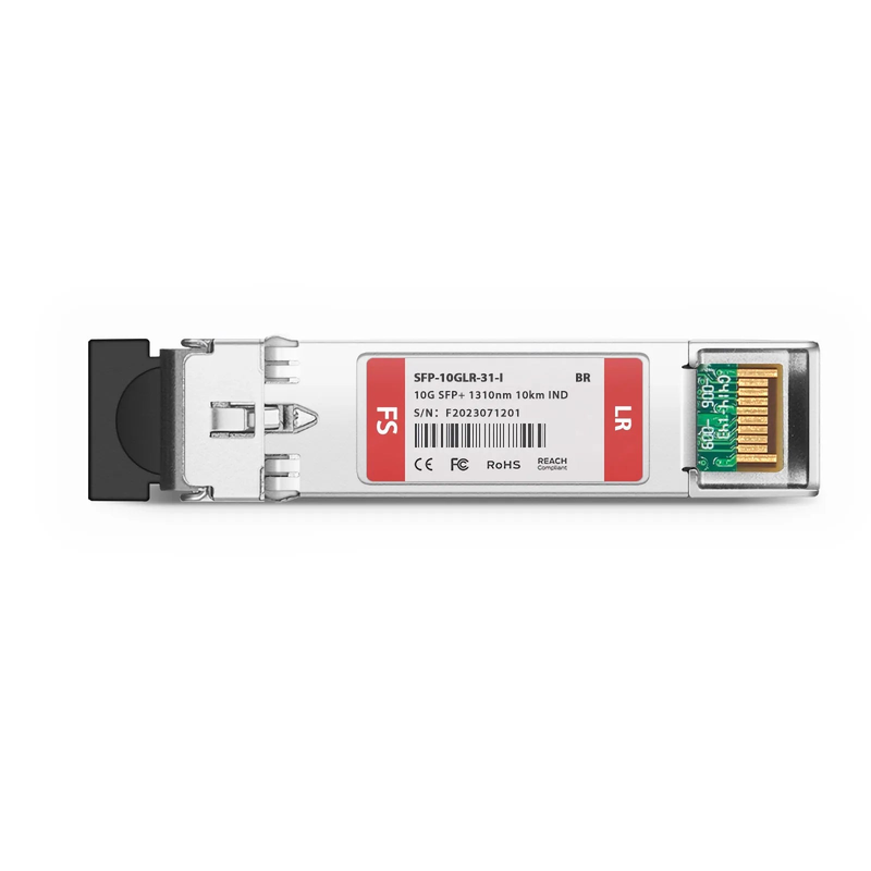 FyberOptix Brocade 10G-SFPP-LR-I Compatible 10GBASE-LR SFP+ 1310nm 10km DOM Duplex LC/UPC SMF Optical Transceiver Module (Industrial)
