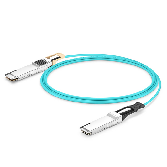 FyberOptix 10m (33ft) Cisco Compatible 400G QSFP112 4 x 100G PAM4 to 400G QSFP-DD 8 x 50G PAM4 Active Optical Cable