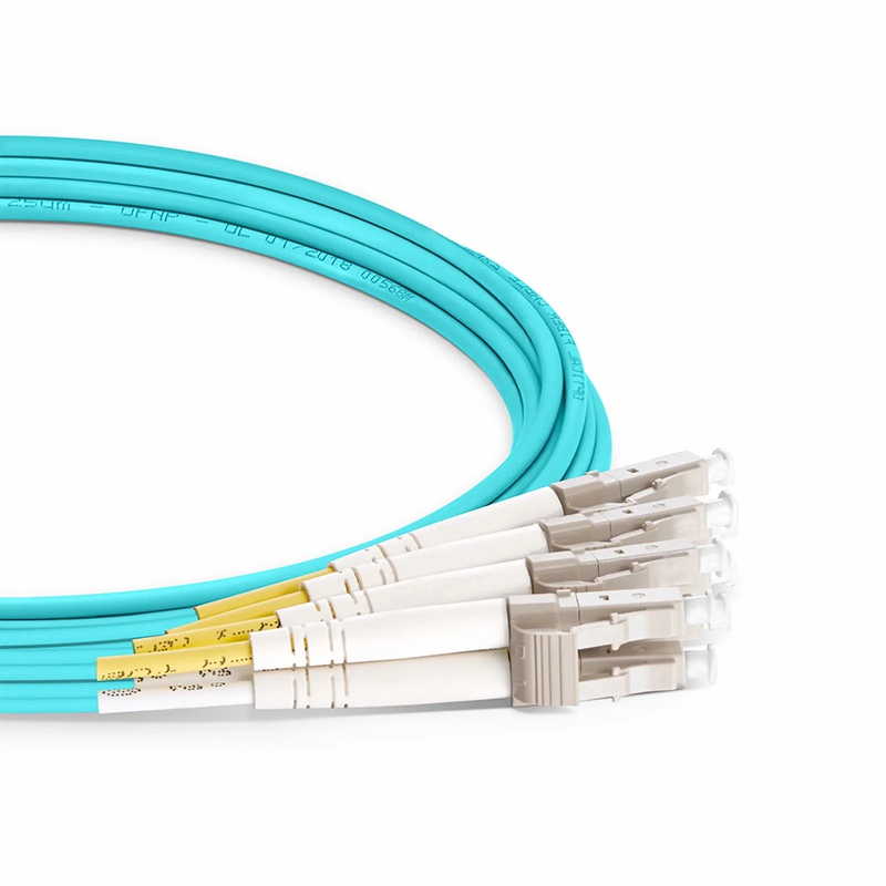 FyberOptix 70m (230ft) Cisco Compatible 100G QSFP28 4 x 25G NRZ to 4 Duplex LC 25G NRZ Active Optical Breakout Cable