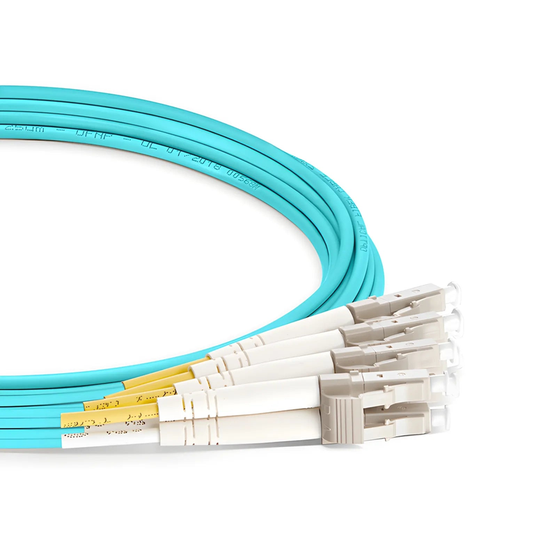 FyberOptix 50m (164ft) Cisco Compatible 100G QSFP28 4 x 25G NRZ to 4 Duplex LC 25G NRZ Active Optical Breakout Cable