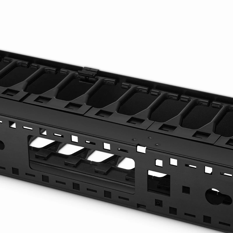 FyberOptix Vertical Single Sided Cable Manager, 42RU, Bend Radius Finger, 3.5 in. Wide