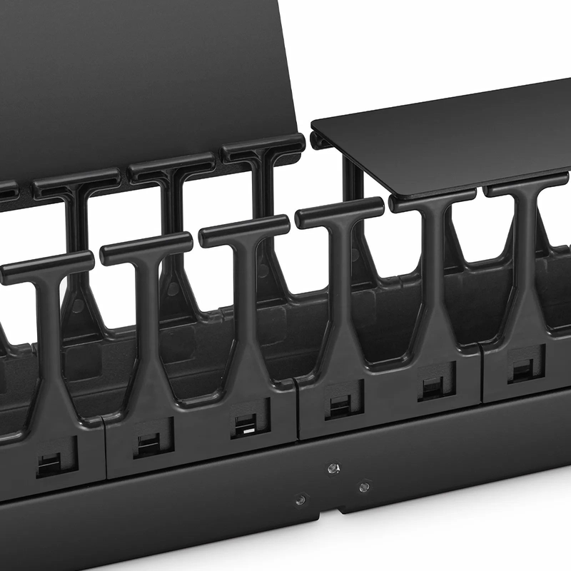 FyberOptix Vertical Single Sided Cable Manager, 42RU, Bend Radius Finger, 3.5 in. Wide