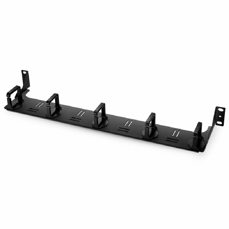 FyberOptix Horizontal Single Sided Cable Manager for 19 in. Rack or Cabinet, 0RU, 5 Snap-in D-Rings, 4.29 in. Depth