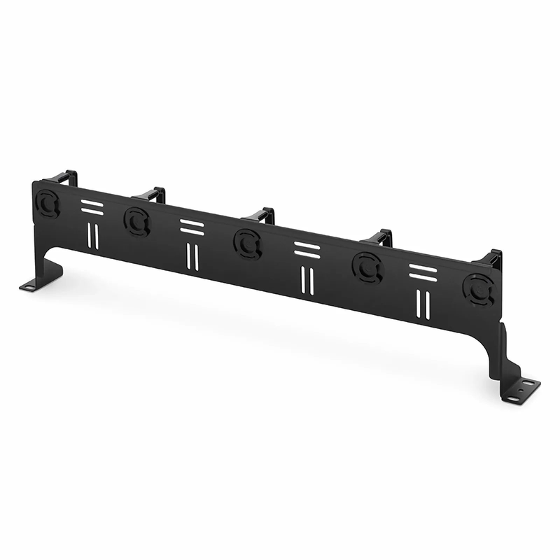 FyberOptix Horizontal Single Sided Cable Manager for 19 in. Rack or Cabinet, 0RU, 5 Snap-in D-Rings, 4.29 in. Depth