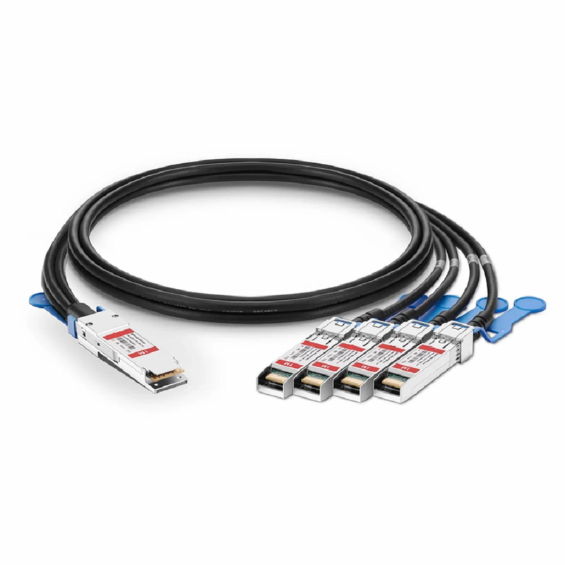 FyberOptix 7m (23ft) Cisco QSFP-4 x 10G-AC7M Compatible 40G QSFP+ to 4 x 10G SFP+ Active Direct Attach Copper Breakout Cable