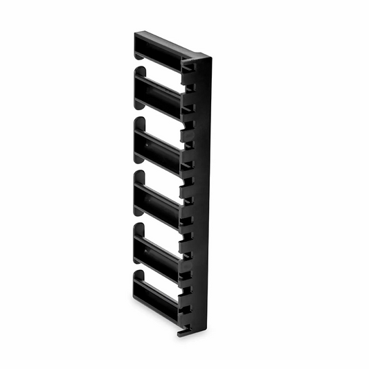FyberOptix Vertical Single Sided Cable Manager, 5RU, Bend Radius Finger, 1.02 in. Wide