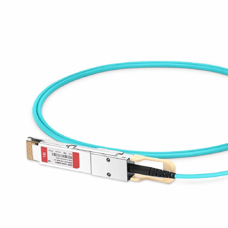 FyberOptix 1m (3ft) Generic Compatible 200G QSFP-DD 8 x 25G NRZ Active Optical Cable