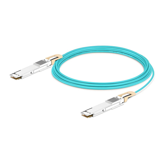 FyberOptix 50m (164ft) Dell Compatible 200G QSFP-DD 8 x 25G NRZ Active Optical Cable