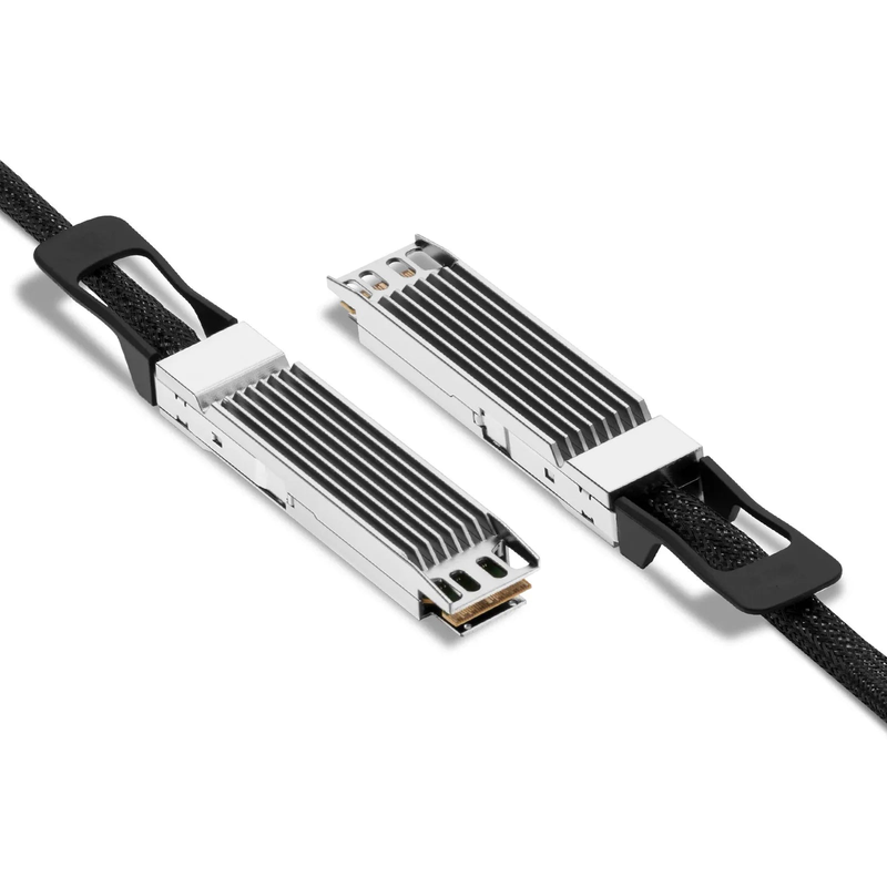 FyberOptix 1m (3ft) Arista Networks Compatible 800G OSFP 8 x 100G PAM4 Finned Top Active Electrical Cable