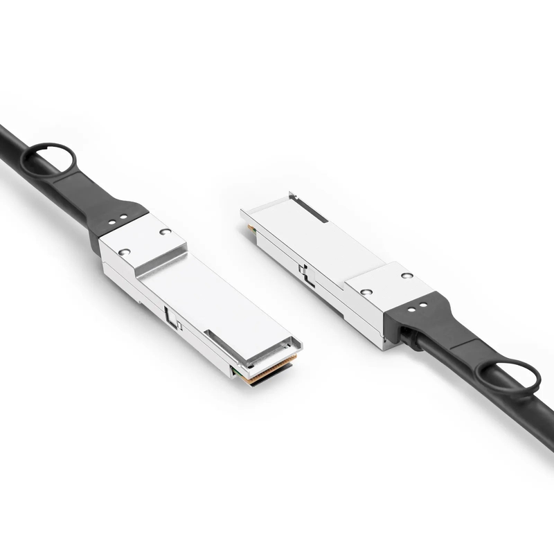 FyberOptix 2.5m (8ft) Cisco QSFP-100G-CU2.5M Compatible 100G QSFP28 4 x 25G NRZ Passive Direct Attach Copper Twinax Cable