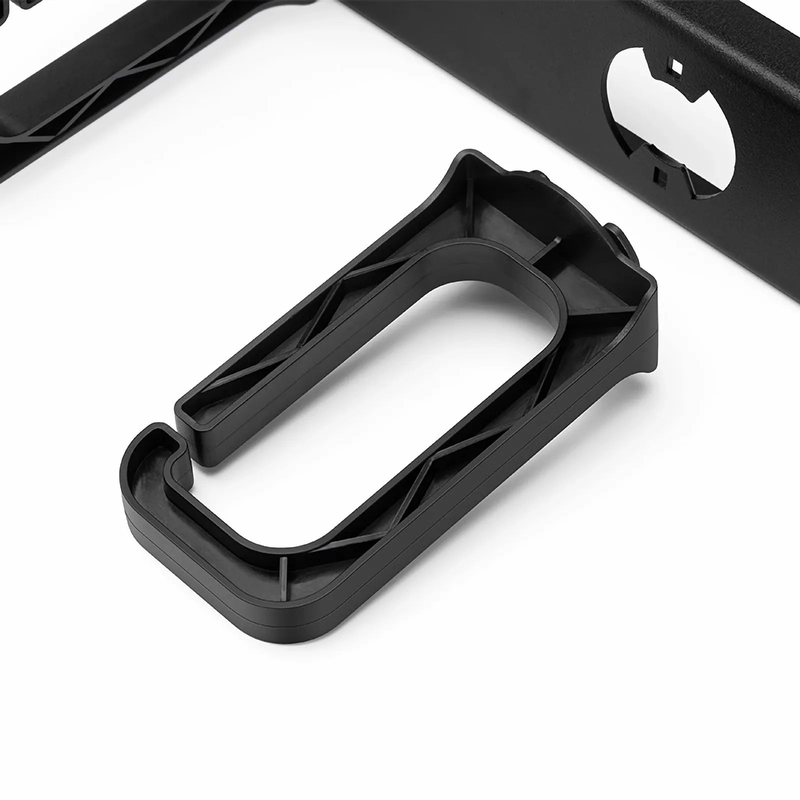 FyberOptix Horizontal Single Sided Manager, 1RU, 5 Snap-in D-Rings, 3.37 in. Depth