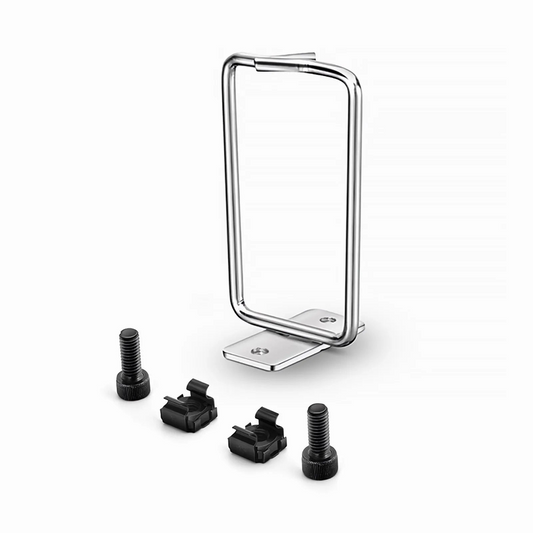 FyberOptix 1U 1.6'' Single D-ring Vertical Cable Manager with M6 Model Screws and Nuts