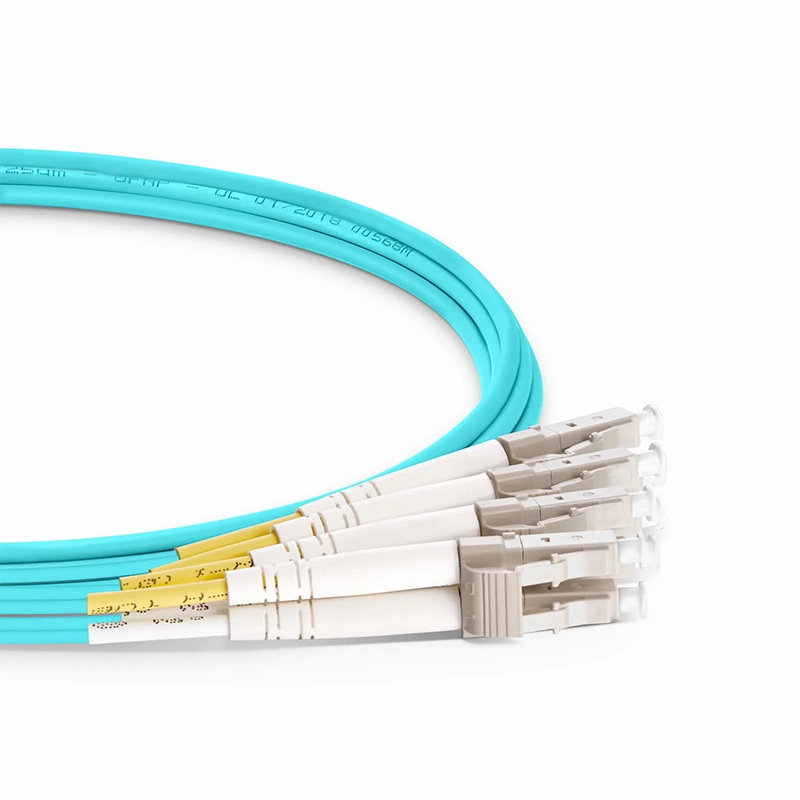 FyberOptix 20m (66ft) Cisco Compatible 100G QSFP28 4 x 25G NRZ to 4 Duplex LC 25G NRZ Active Optical Breakout Cable