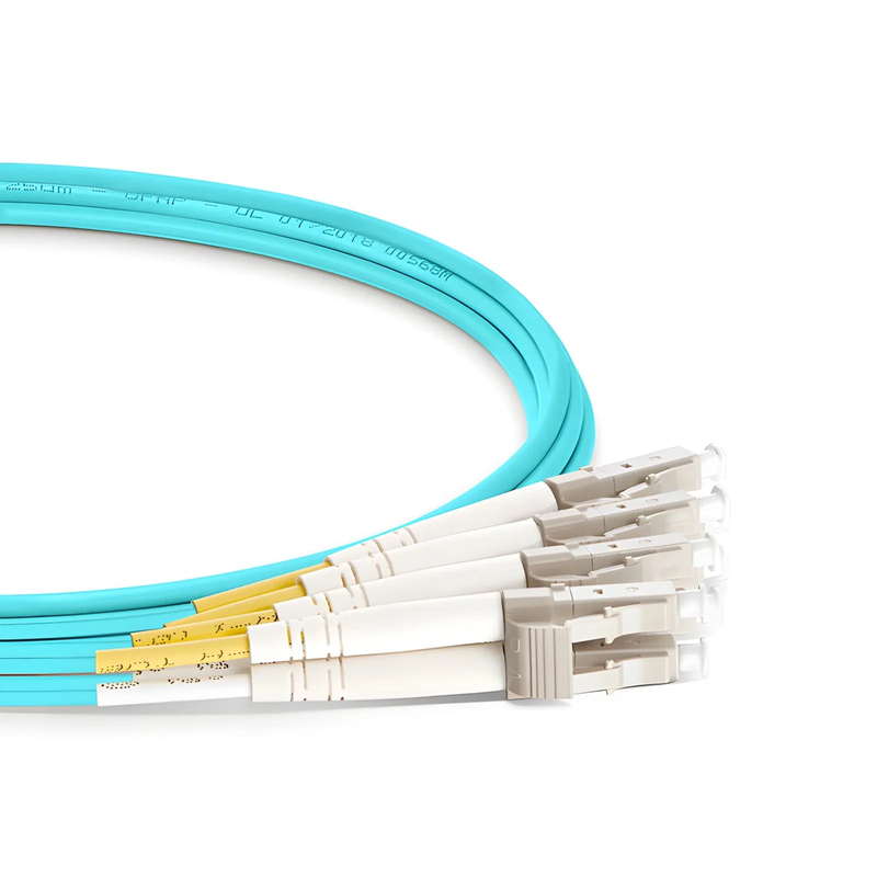 FyberOptix 30m (98ft) Cisco Compatible 100G QSFP28 4 x 25G NRZ to 4 Duplex LC 25G NRZ Active Optical Breakout Cable