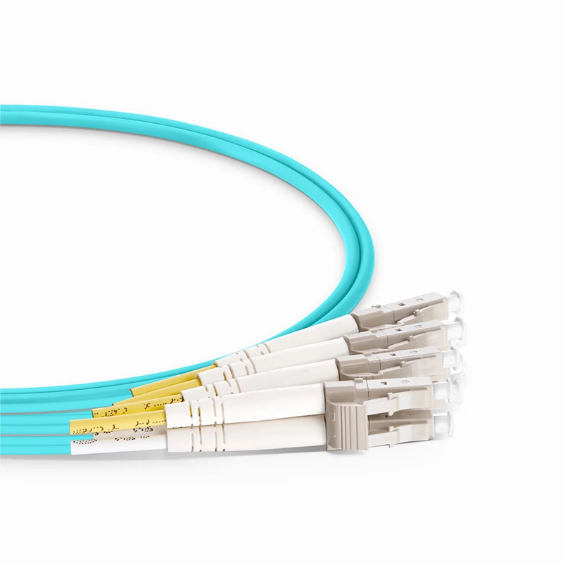FyberOptix 3m (10ft) Cisco Compatible 100G QSFP28 4 x 25G NRZ to 4 Duplex LC 25G NRZ Active Optical Breakout Cable