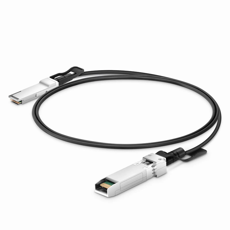 FyberOptix 3m (10ft) Cisco Compatible 40G QSFP+ to 1 x 10G SFP+ Passive Direct Attach Copper Cable