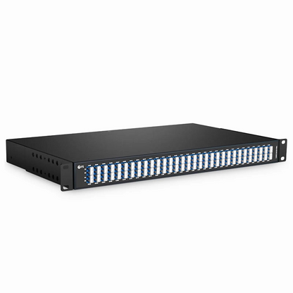 FyberOptix 60 Channels Even DWDM Mux Demux, Super C-band 100GHz 190.7-196.6THz , with Monitor Port, 6.0dB Typical IL, LC/UPC, Dual Fiber, FMU 1U Rack Mount