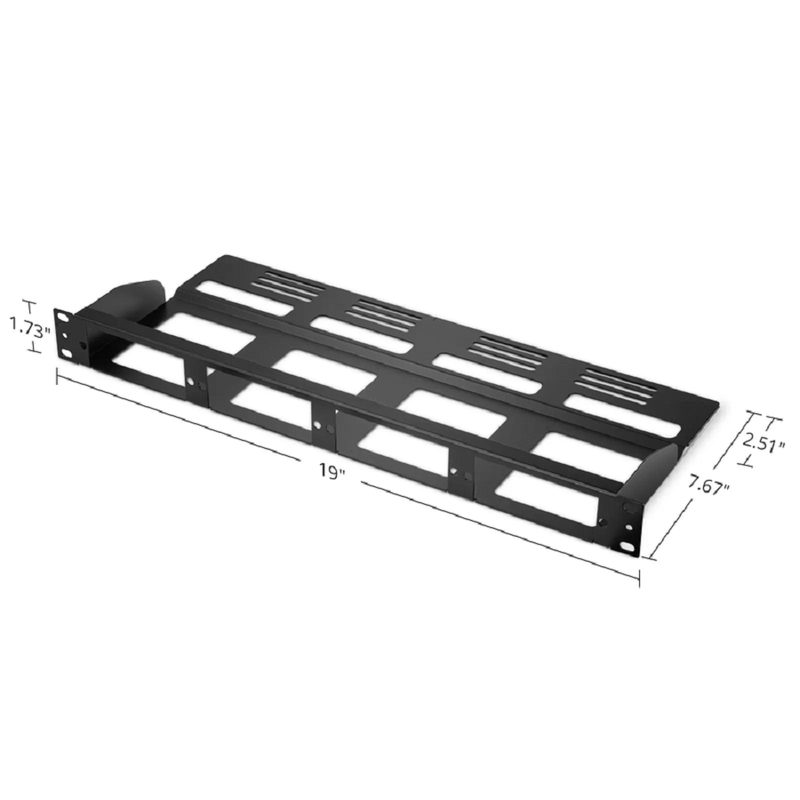 FyberOptix FHDÃ¢â€žÂ¢ High Density 1U Rack Mount Modular Enclosure Unloaded, Rear Cable Managers, Holds up to 4 x FHDÃ¢â€žÂ¢ Cassettes or Panels, 144 Fibers (LC)