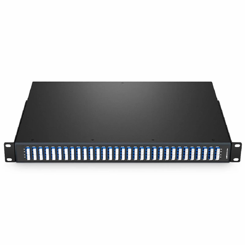FyberOptix 40 Channels DWDM Mux Demux, 100GHz C21-C60, with Monitor Port, 3.0dB Typical IL, LC/UPC, Dual Fiber, FMU 1U Rack Mount