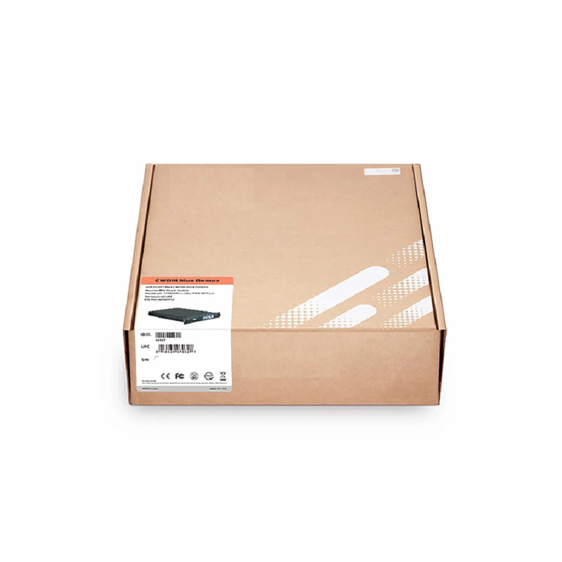 FyberOptix 8 Channels CWDM Mux Demux, 1270-1450nm (Skip 1390, 1410nm), 2.5dB Typical IL, LC/UPC, Dual Fiber, FMU Plug-in Module