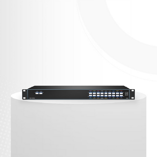 FyberOptix 18 Channels CWDM Mux Demux, 1270-1610nm, with Monitor Port, 5.0dB Typical IL, LC/UPC, Dual Fiber, FMU 1U Rack Mount