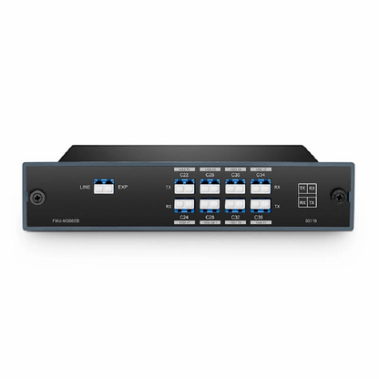 FyberOptix 8 Channels DWDM Mux Demux, 100GHz C22-C36, with Expansion Port, 4.2dB Typical IL, LC/UPC, Single Fiber, Side-B, FMU Plug-in Module