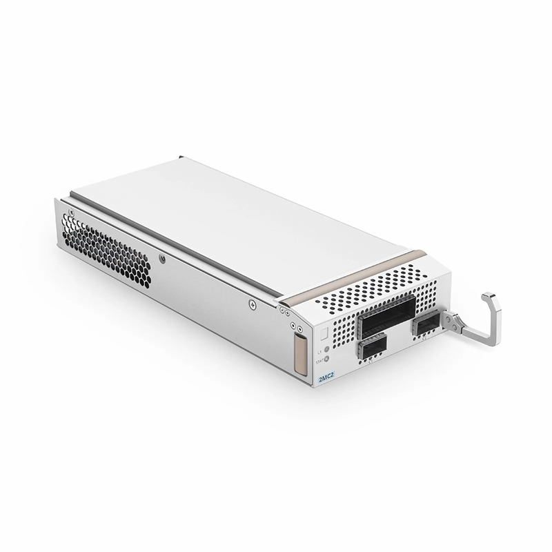 FyberOptix D7000 2MC2, 2 x 100G QSFP28 to 1 x 200G CFP2 OTN Muxponder for D7000 Managed Chassis