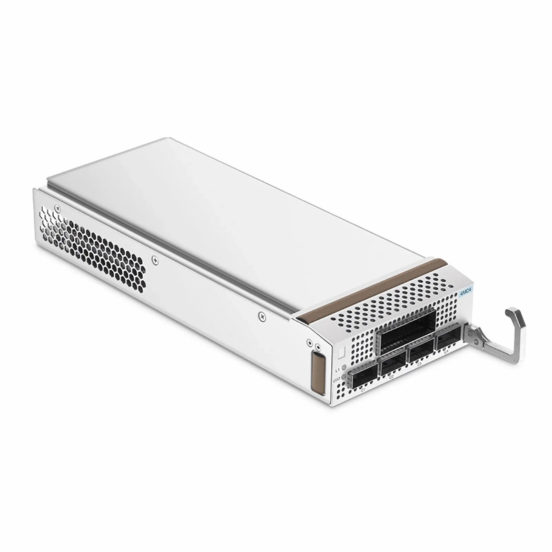 FyberOptix D7000 4MC4, 1 x 400G QSFP-DD or 4 x 100G QSFP28 to 1 x 400G CFP2 OTN Muxponder for D7000 Managed Chassis