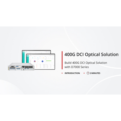 FyberOptix 400G DWDM Tunable CFP2 DCO 80km DOM Duplex LC/UPC SMF Coherent Optical Module, Used with D7000 Series
