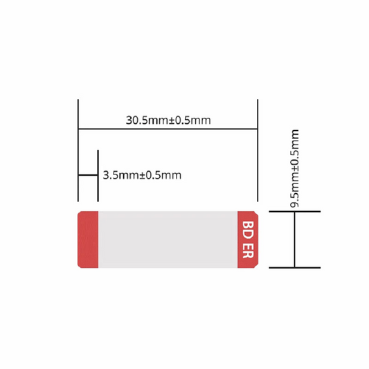 FyberOptix Design Label for 1000BASE SFP SX/LX/EX/ZX/EZX Transceiver, 1 Roll